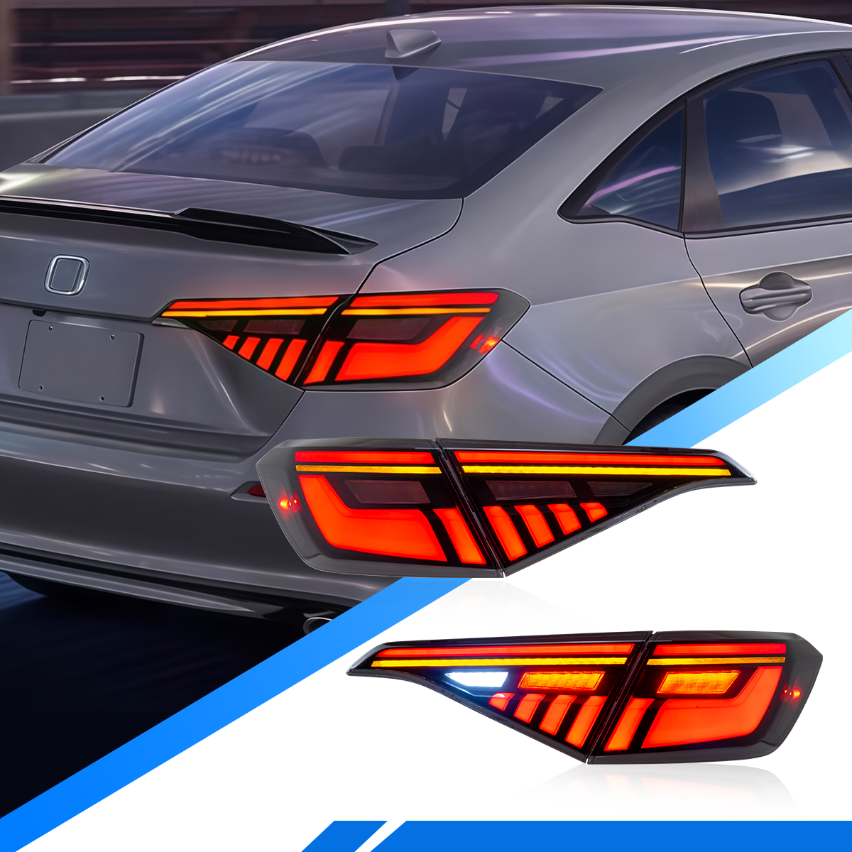Honda Civic Sedan 2022-2026 LED Tail Lights