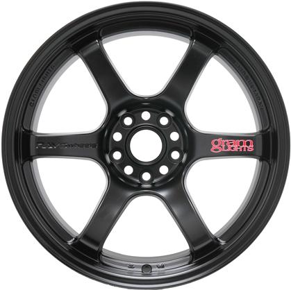 Gram Lights 57DR 18x9.5 +22 5x114.3 Semi Gloss Black Wheel