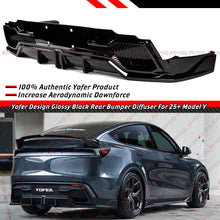 Yofer Design Rear Bumper Diffuser [2025-2026 Tesla Model Y Juniper Premium]