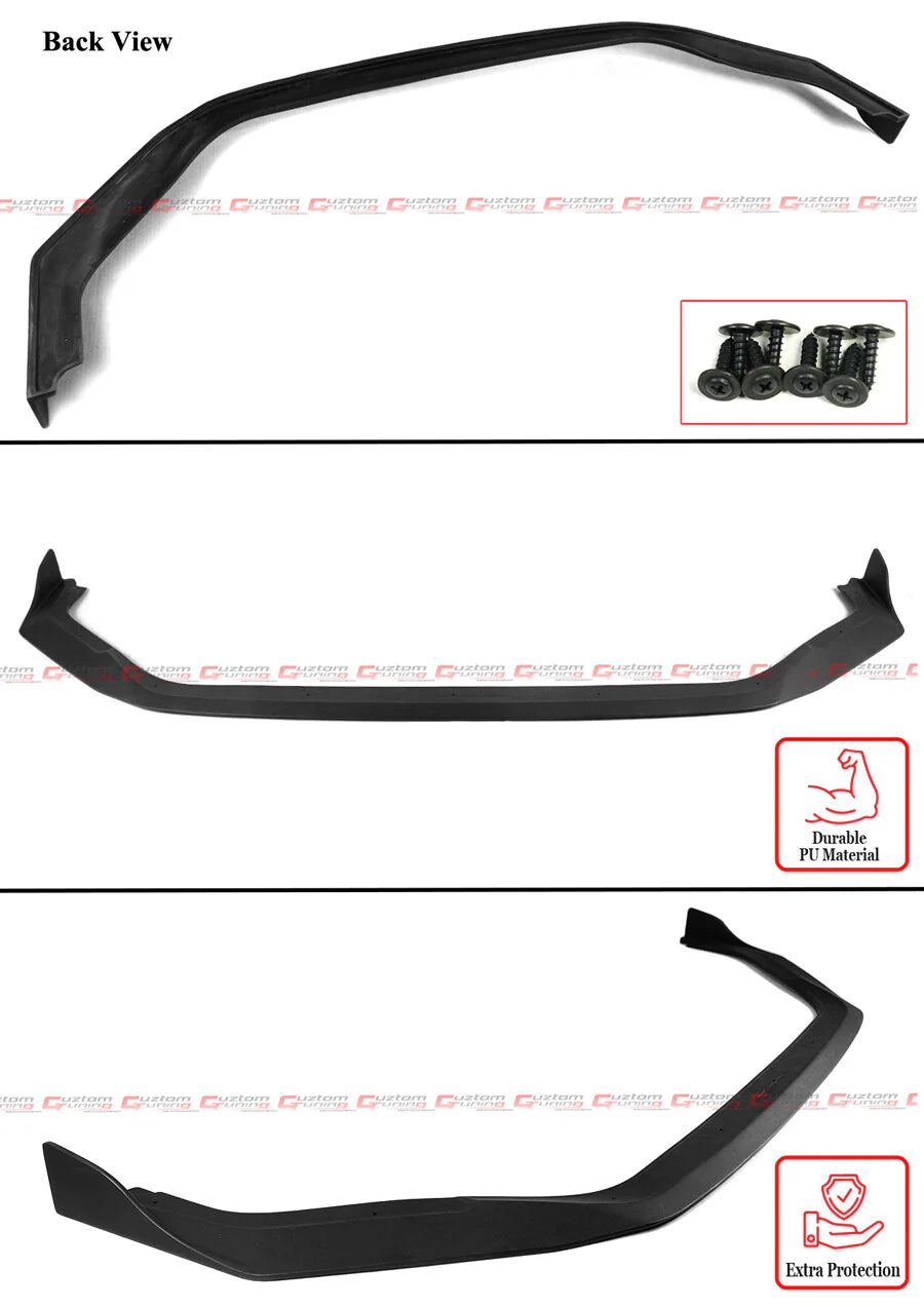 AG Style PU Front Bumper Lip [2023-2025 Honda Civic Type-R FL5]