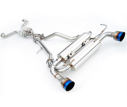 Invidia 03-08 Nissan 350z Gemini Rolled Titanium Tip Cat-back Exhaust