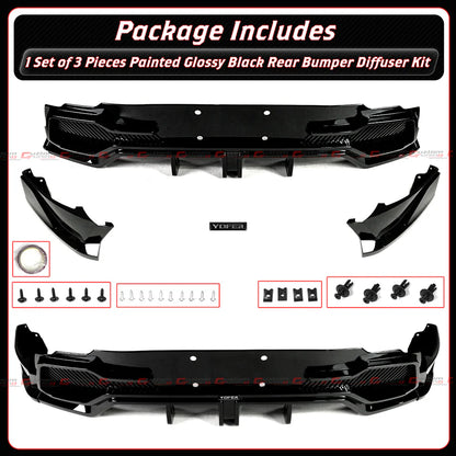 Yofer Design Rear Bumper Diffuser [2025-2026 Tesla Model Y Juniper Premium]