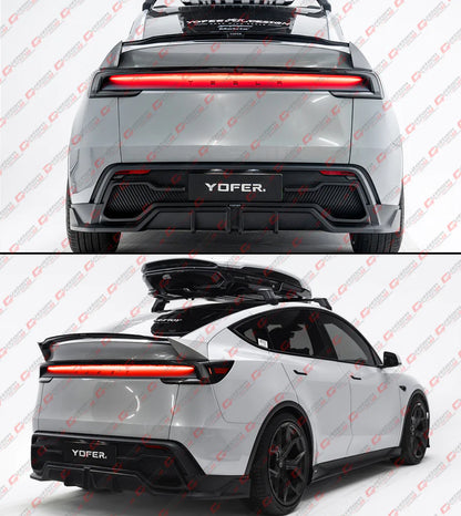 Yofer Design Rear Bumper Diffuser [2025-2026 Tesla Model Y Juniper Premium]