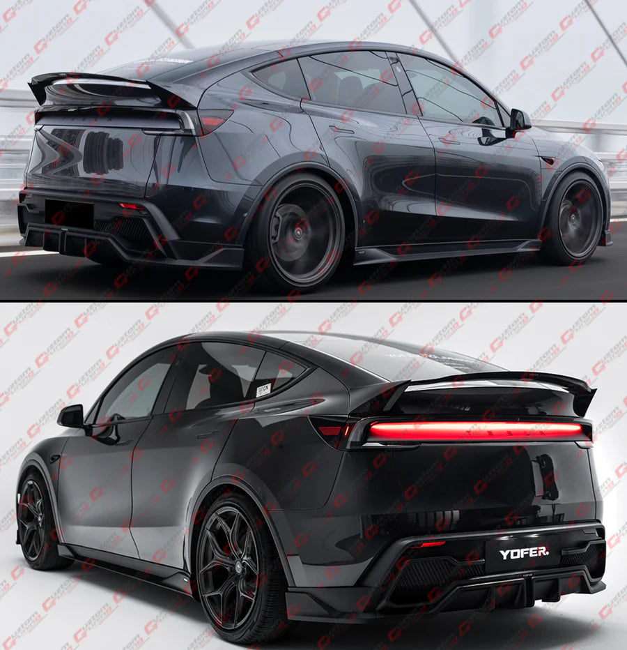 Yofer Design Rear Bumper Diffuser [2025-2026 Tesla Model Y Juniper Premium]