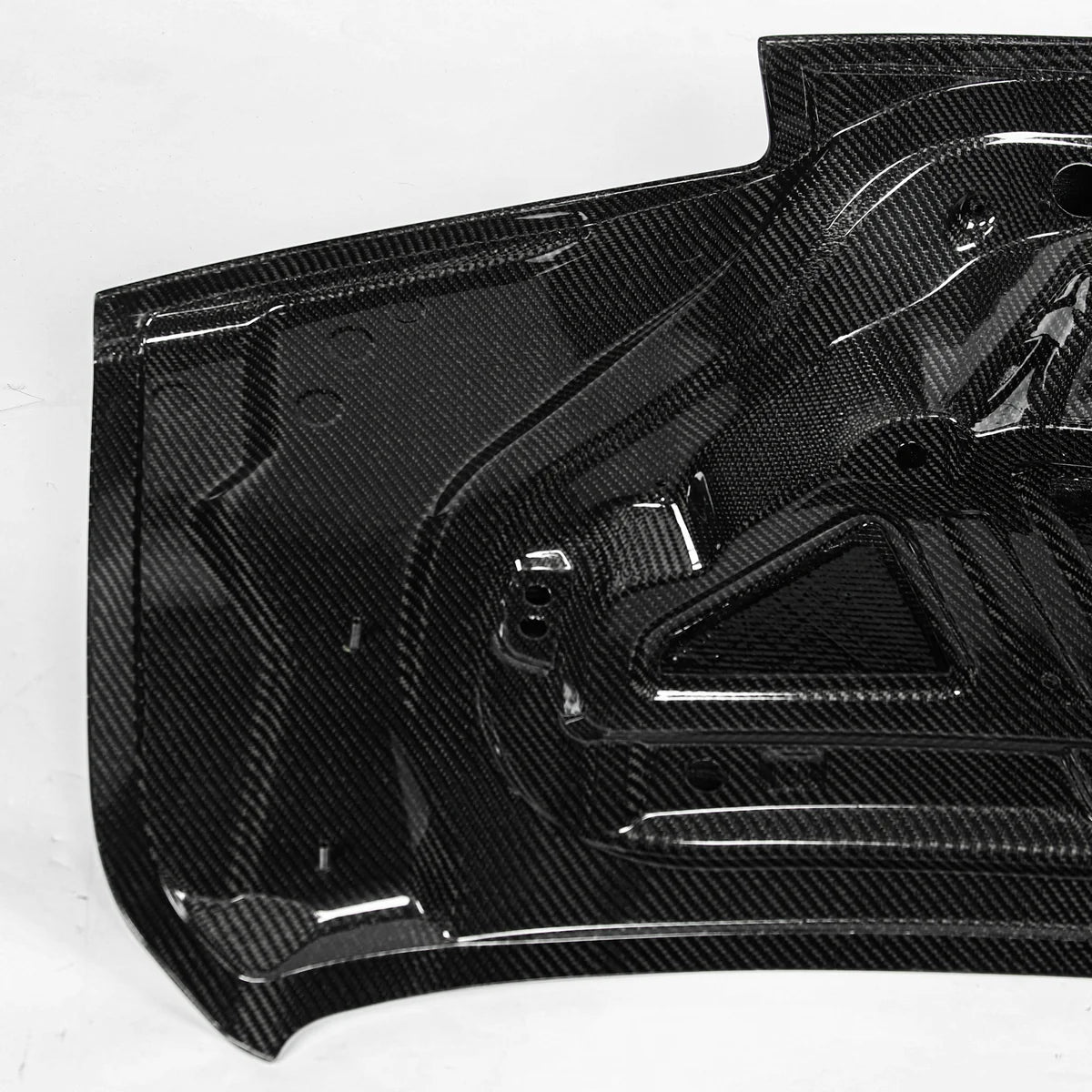 2016-2024 Camaro Type-X Double Sided Gloss Carbon Fiber Trunk W/ Integrated Spoiler