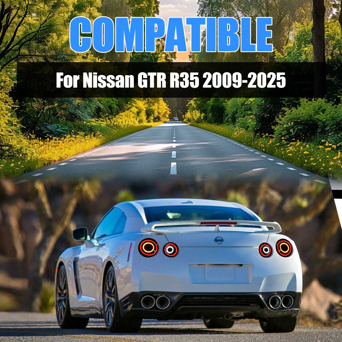 Nissan GT-R R35 2009-2025 LED Tail Lights