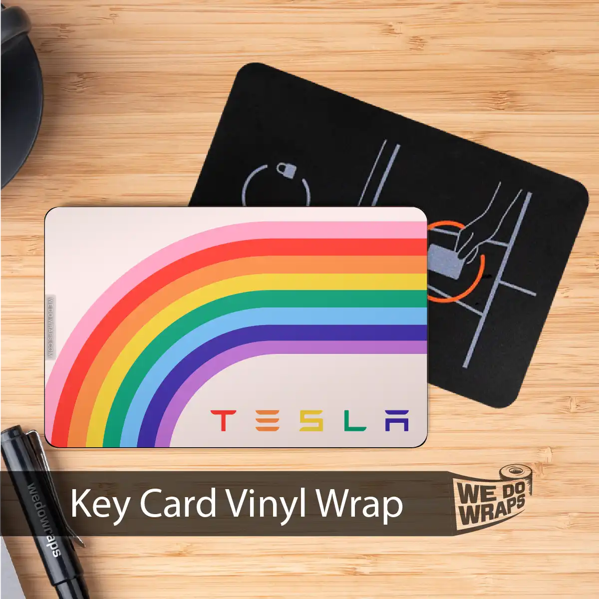 70s Rainbow | NFC Key Card Wrap
