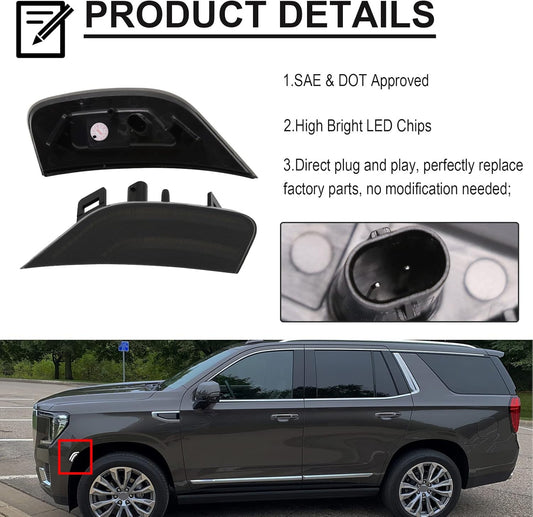 Smoked Lens LED Side Markers - TAHOE / YUKON ..