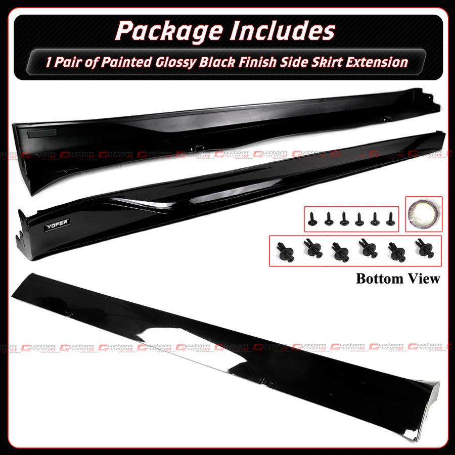 Yofer Design Side Skirt Extension [2025-2026 Tesla Model Y Juniper Premium]