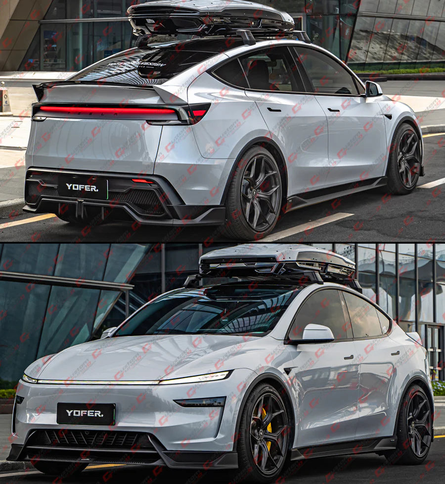 Yofer Design Side Skirt Extension [2025-2026 Tesla Model Y Juniper Premium]