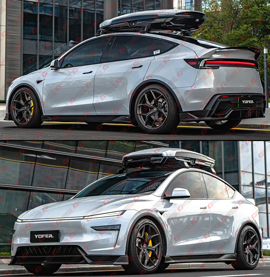 Yofer Design Side Skirt Extension [2025-2026 Tesla Model Y Juniper Premium]