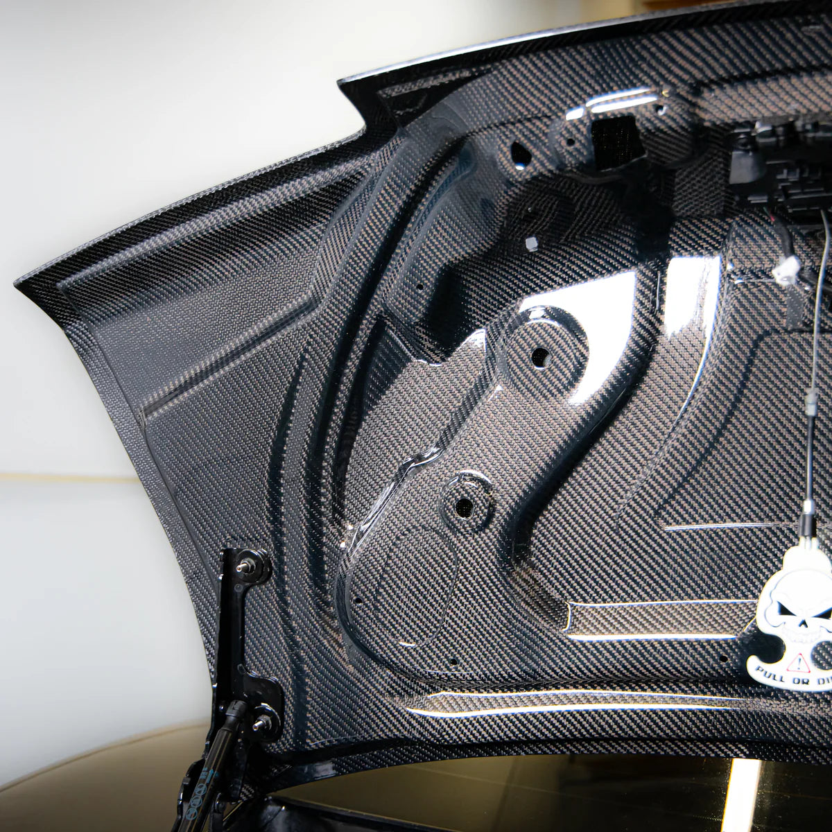 2014-2015 Camaro Type-X Double Sided Gloss Carbon Fiber Trunk W/ Integrated Spoiler