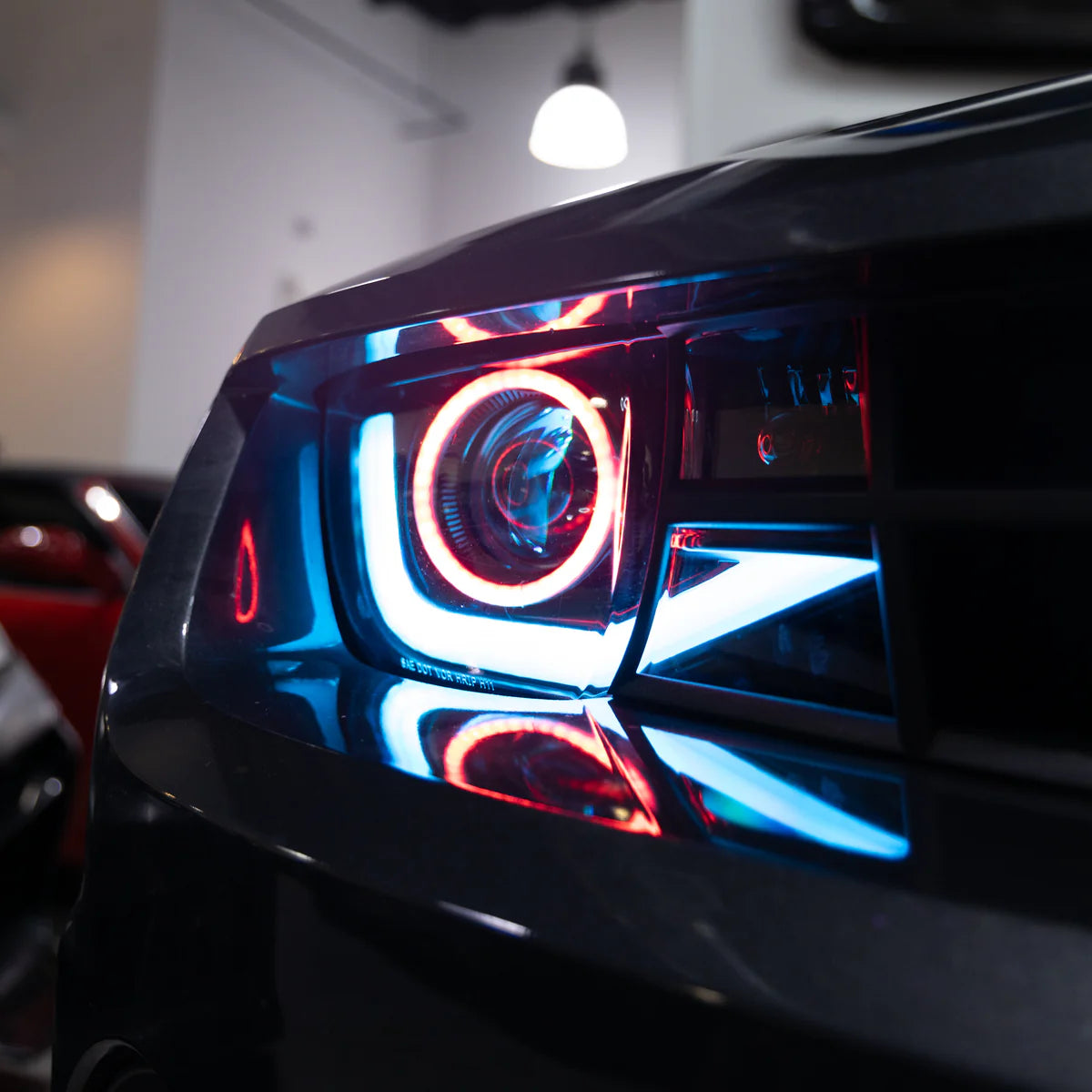 2010-2013 Chevy Camaro RGB Color-Changing 6th Gen Style Headlights – OEM Bumper Fitment