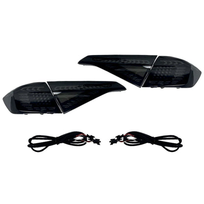 2022-2025  11th Gen Honda Civic Sedan V3 Dragon Scales Tail Lights