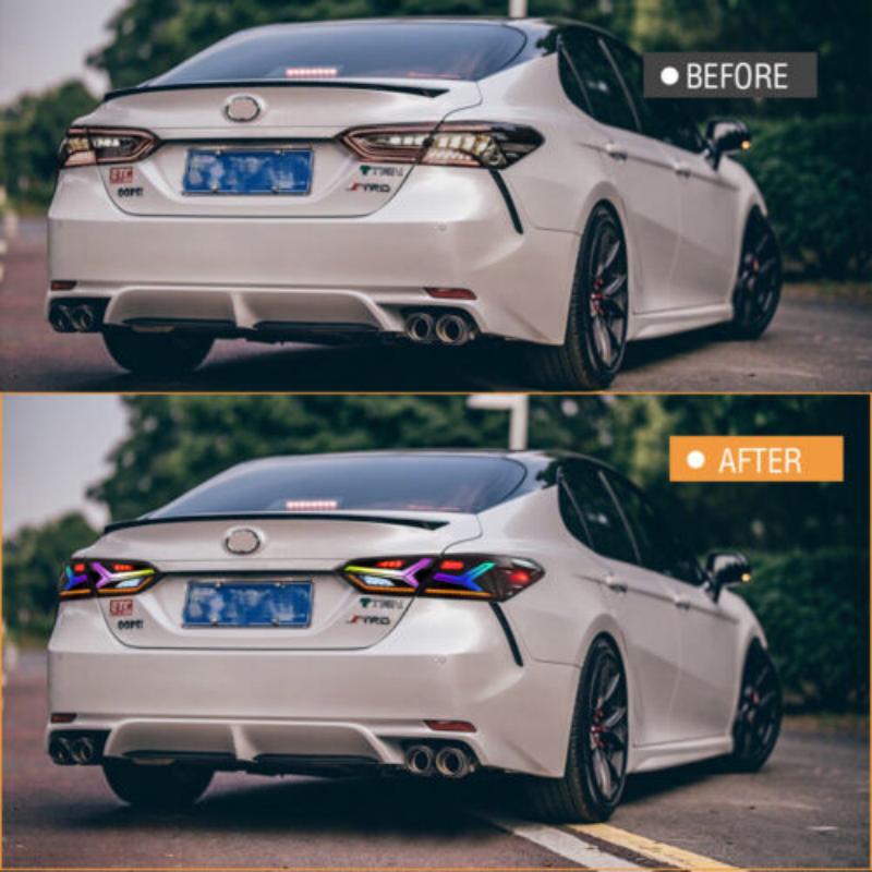 Toyota Camry 2018-2024 Fish Bone LED Tail Lights