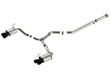 Borla 15-21 Subaru WRX/STI 2.5L Turbo 3in S-Type Catback Exhaust - 2.5in Black Chrome Tips