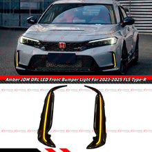JDM Style Front Bumper LED DRL Light Bar [2023-2025 Honda Civic Type-R FL5]