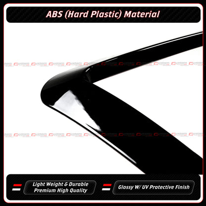 Glossy Black Front Bumper Fog Light Trim Garnish [2025-2026 Tesla Model Y Juniper]
