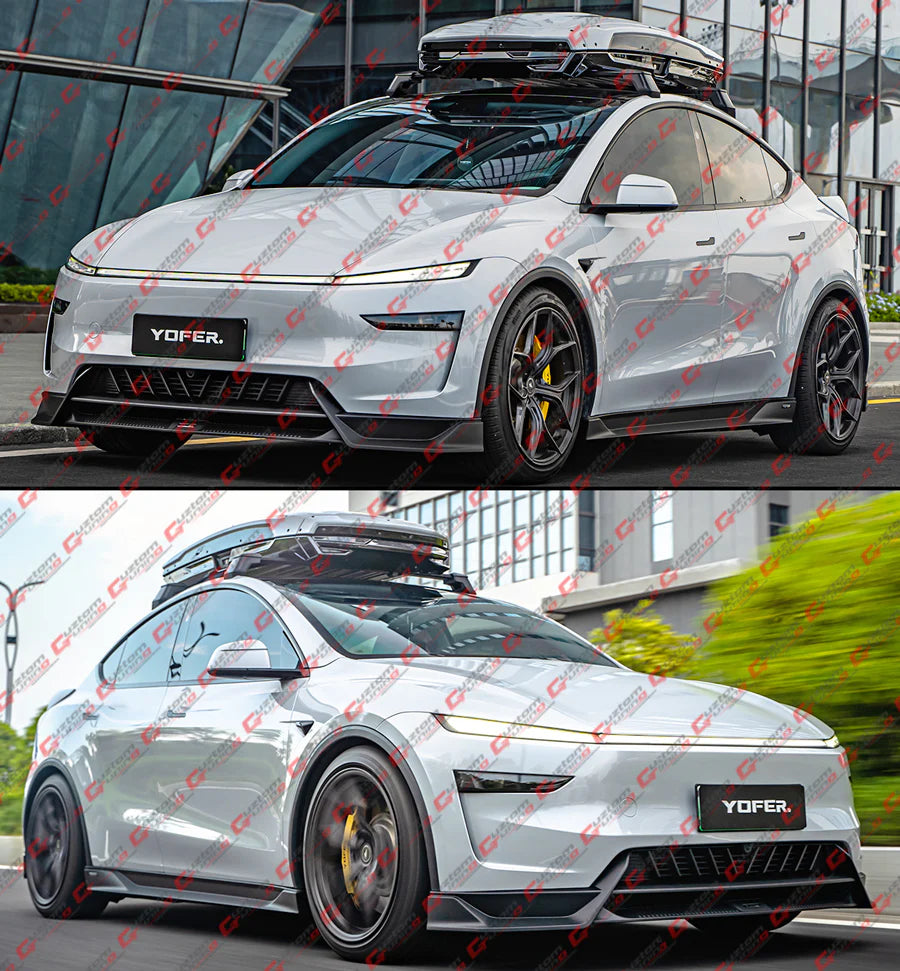 Yofer Design Front Bumper Lip [2025-2026 Tesla Model Y Juniper Premium]