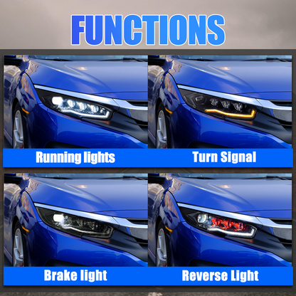Honda Civic 2016-2021 Cerberus LED Headlights