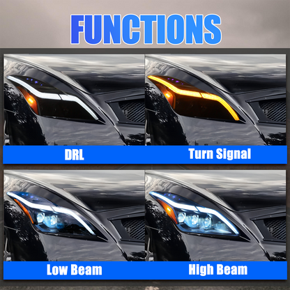 Infiniti G37 Coupe 2008-2015 LED Headlights