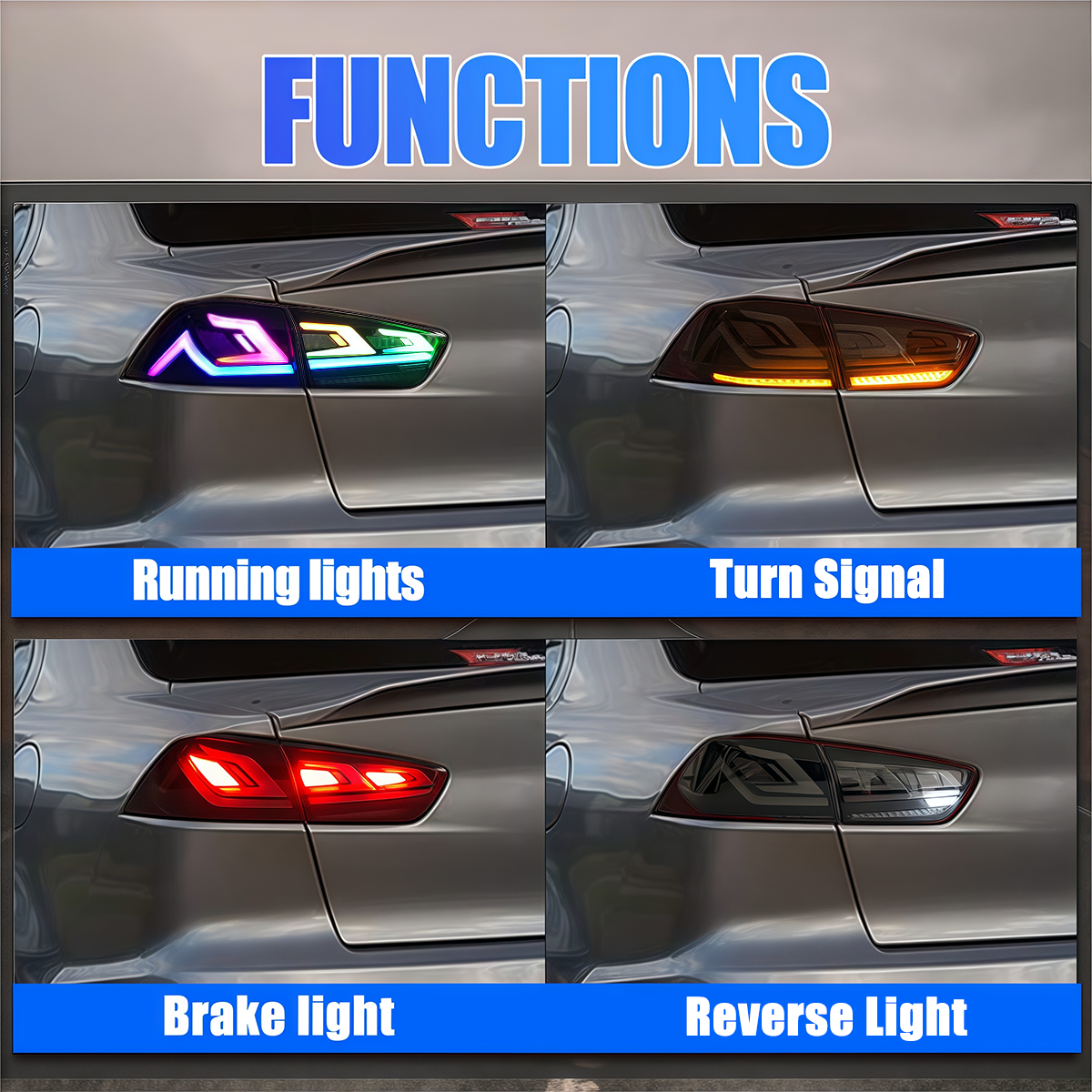 Mitsubishi Lancer/EVO 2008-2020 LED Tail Lights