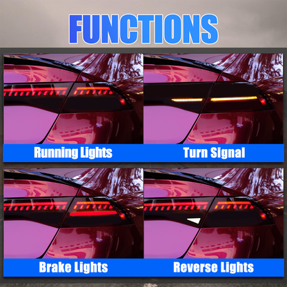 Honda Accord 2023-2026 Smoked LED Tail Lights