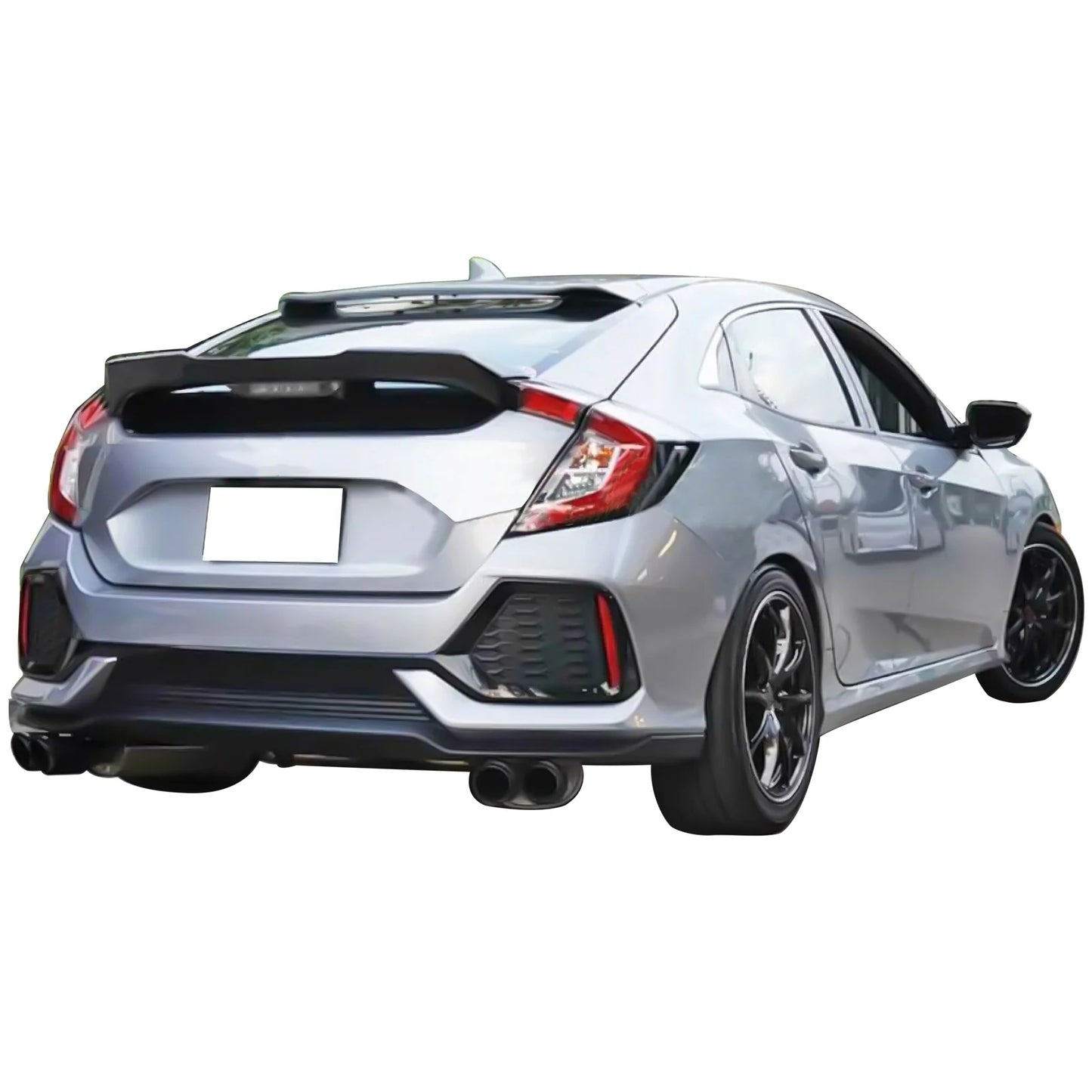 Rear Spoiler Wing for Honda Civic 10th 5DR Hatchback 2017-2021 ABS