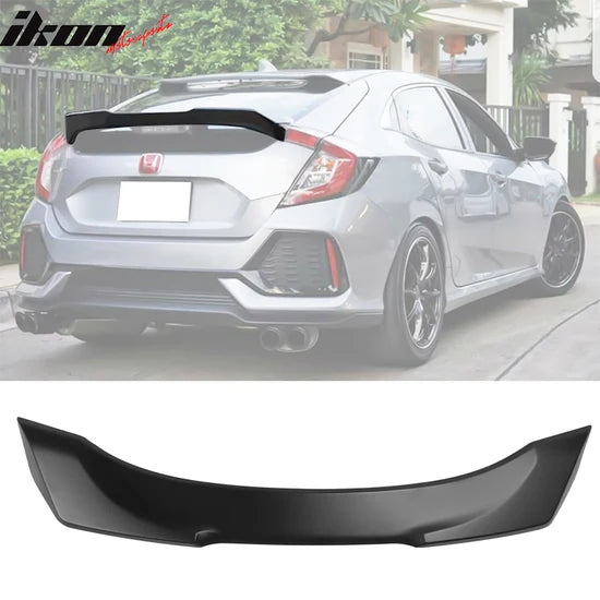 Rear Spoiler Wing for Honda Civic 10th 5DR Hatchback 2017-2021 ABS - UNPAINTED