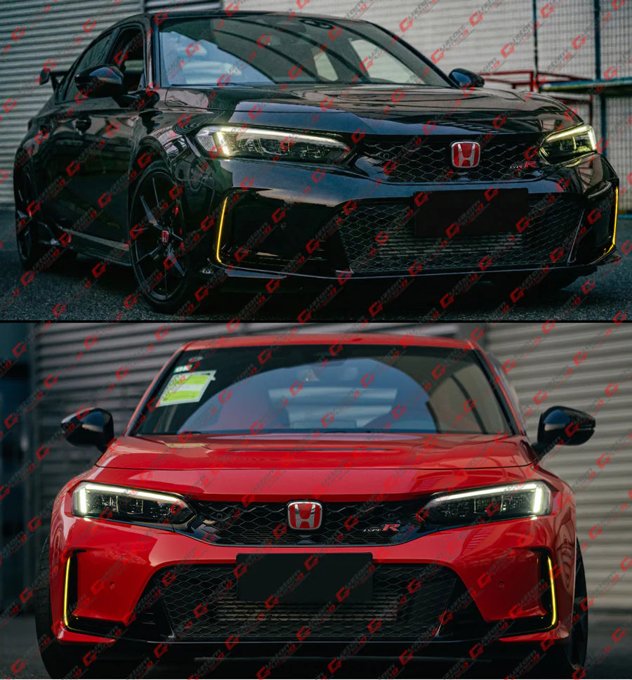 JDM Style Front Bumper LED DRL Light Bar [2023-2025 Honda Civic Type-R FL5]