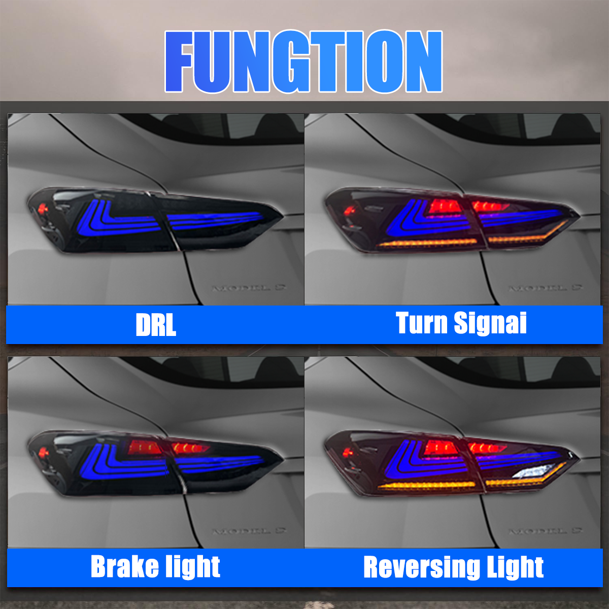 Toyota Camry 2018-2024 LED Tail Lights