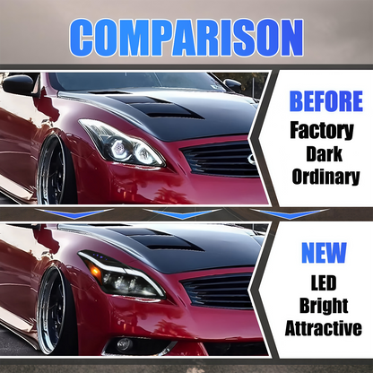 Infiniti G37 Coupe 2008-2015 LED Headlights