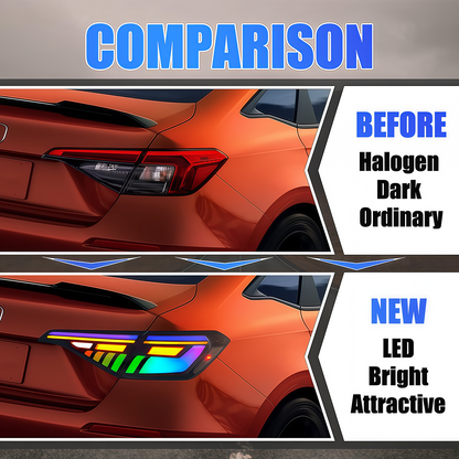 Honda Civic Sedan 2022-2026 RGB LED Tail Lights