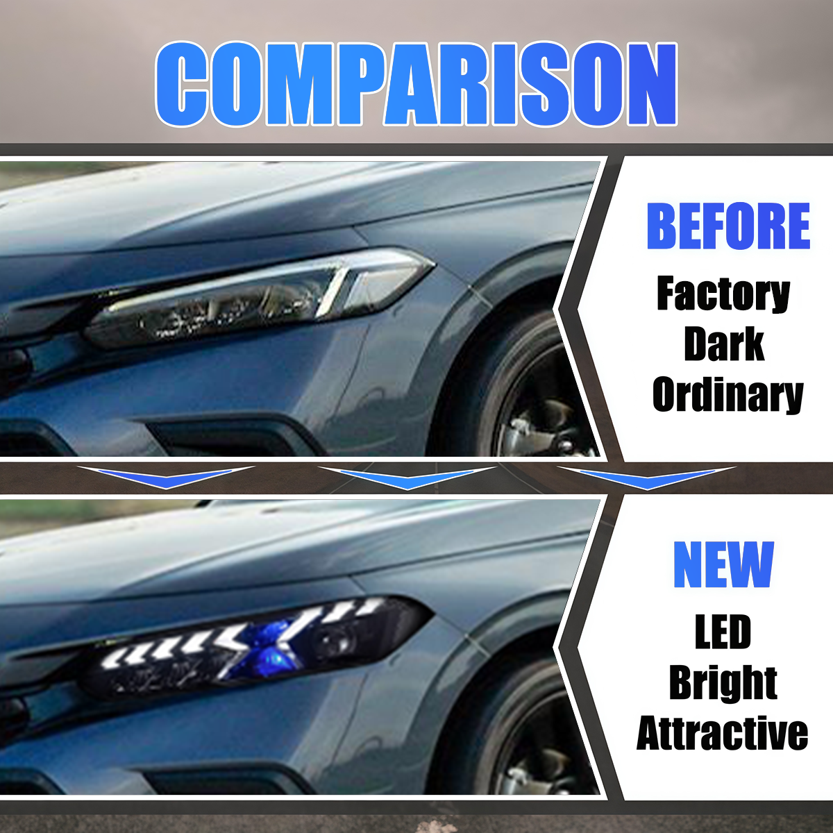 Honda Civic 2022-2026 LED Headlights
