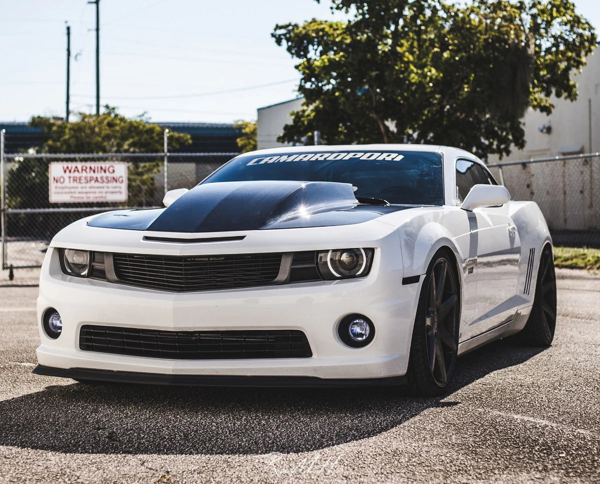 2010-2015 Camaro Copo Style Carbon Fiber 3" Cowl Hood