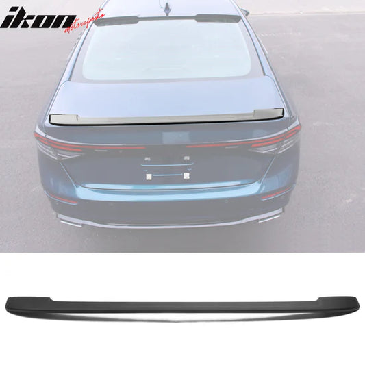 Trunk Spoiler for Honda Accord 11th 2023-2025 OE Style Black ABS