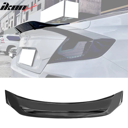 R Style Trunk Spoiler for Honda Civic Sedan 2016-2021 ABS