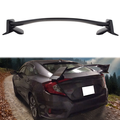 2016-2021 Honda Civic 10th Sedan TR Style Unpainted Trunk Spoiler ABS