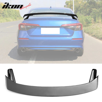 HPD V2 Trunk Spoiler for Honda Civic 11th Gen 2022-2026 ABS