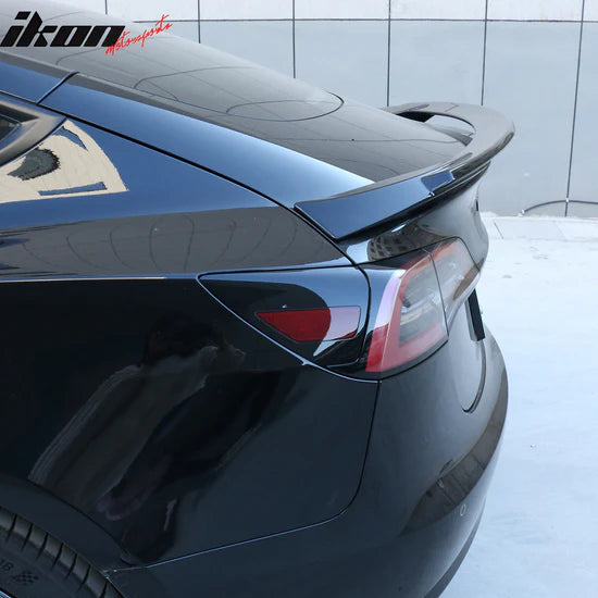 Trunk Spoiler for Tesla Model 3 2017-2025 Sport Style ABS - GLOSS BLACK
