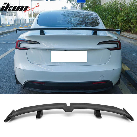 2017-2026 Tesla Model 3 54'' PRO Style Gloss Black Rear Trunk Spoiler Wing Lip ABS - GLOSS BLACK