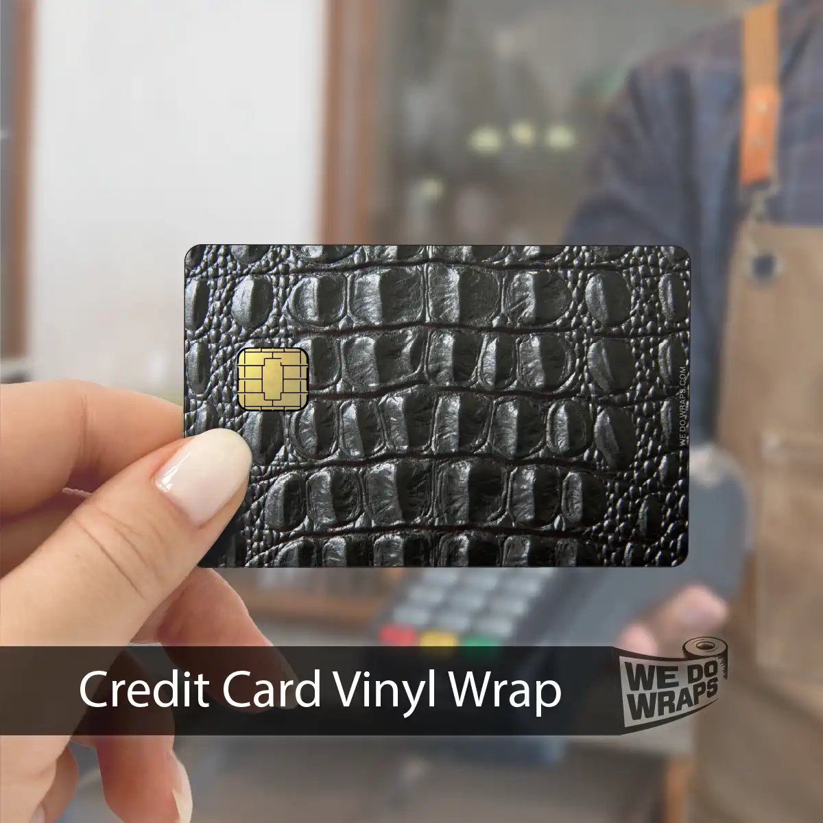 Authentic Gator Skin | NFC Key Card Wrap