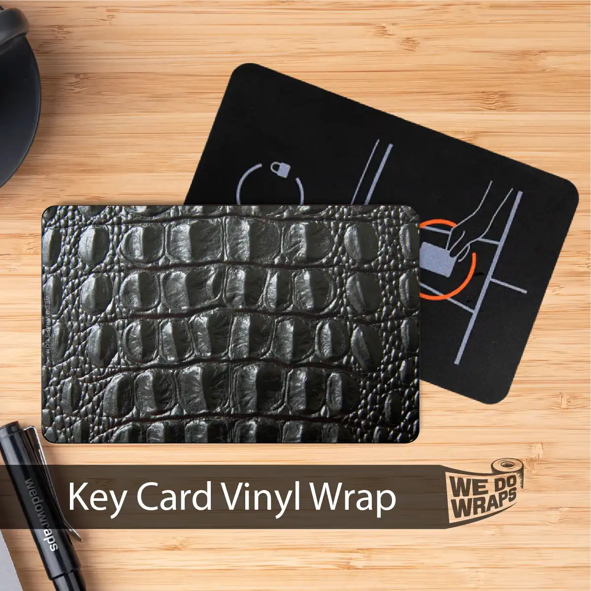 Authentic Gator Skin | NFC Key Card Wrap