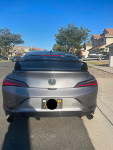 2023-2025 5th Gen DE4 Acura Integra 3 PCS Gloss Black DC5 Inspired Trunk Spoiler