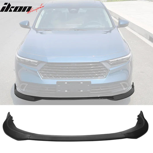 2023-2025 Honda Accord Front Bumper Lip V2 3PC Spoiler MATT Black PP