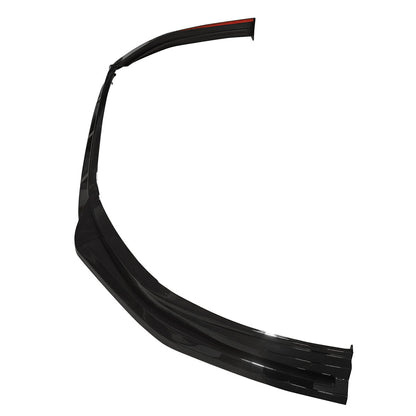 2023-2025 Honda Accord V4 Style 3PCS Front Bumper Lip Gloss Black PP
