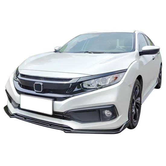 2019-2021 Honda Civic V4 Style Front Bumper Lip Chin Spoiler 1PC