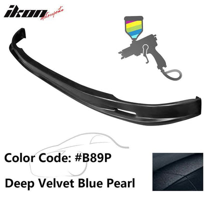 1992-1995 Honda Civic 4-Door Front Bumper Lip Spoiler PU