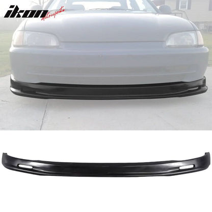 1992-1995 Honda Civic 4-Door Front Bumper Lip Spoiler PU