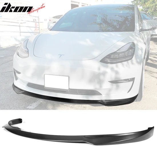 2017-2023 Tesla Model 3 Front Lip Spoiler - UNPAINTED